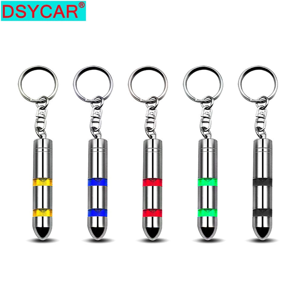 DSYCAR 1Pcs High Voltage Anti-Static Keychain Car Static Body Static Eliminator Discharger