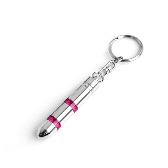 DSYCAR 1Pcs High Voltage Anti-Static Keychain Car Static Body Static Eliminator Discharger