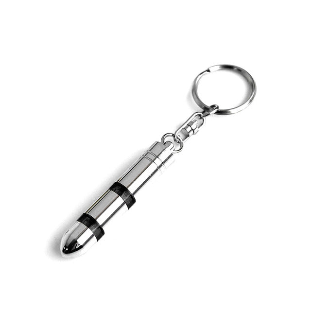 DSYCAR 1Pcs High Voltage Anti-Static Keychain Car Static Body Static Eliminator Discharger