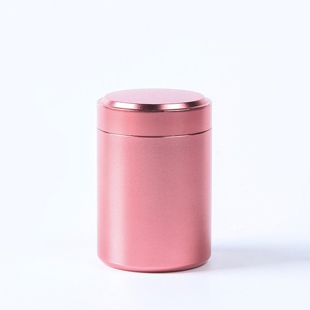 70ML Airtight Smell Proof Container Aluminum Herb Stash Metal Sealed Can Tea Jars Boxes
