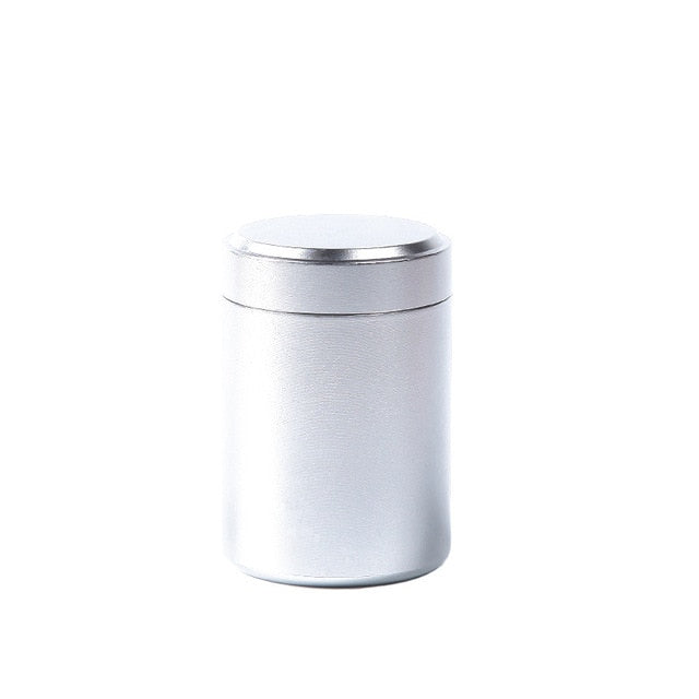 70ML Airtight Smell Proof Container Aluminum Herb Stash Metal Sealed Can Tea Jars Boxes