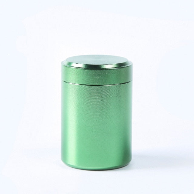 70ML Airtight Smell Proof Container Aluminum Herb Stash Metal Sealed Can Tea Jars Boxes
