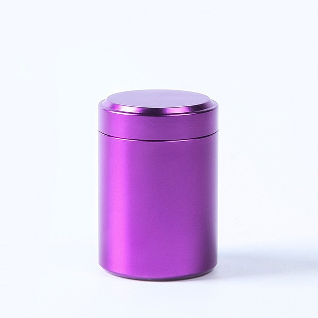 70ML Airtight Smell Proof Container Aluminum Herb Stash Metal Sealed Can Tea Jars Boxes