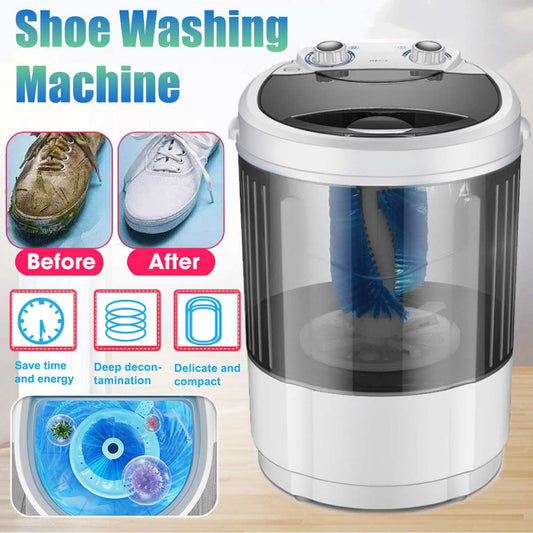 4.5kg Portable Shoes Washing Machine Household Single Tube Washer and Dryer Machine for Shoes UV bacteriostasis Shoes Cleaner