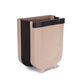 5L Wall Mounted Folding Waste Bin Kitchen Cabinet Door Hanging Trash Bin Garbage Car Trash Can Wall Mounted Foldable Cleaning